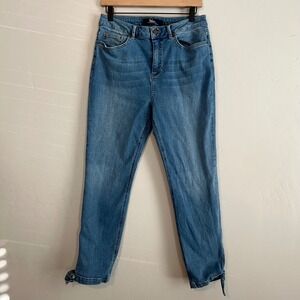 Boden The Denbigh Women's High Rise Tie Ankle Jeans Womens Size 10